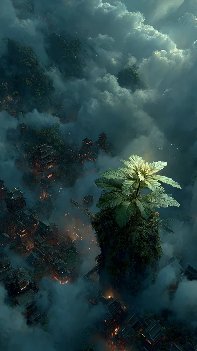 Ancient Hope A Glowing Seed in Mist 3000 BCE