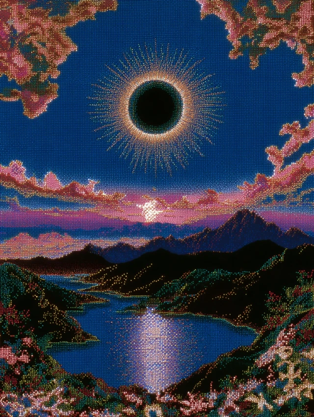 Cosmic Landscape Fantasy Art