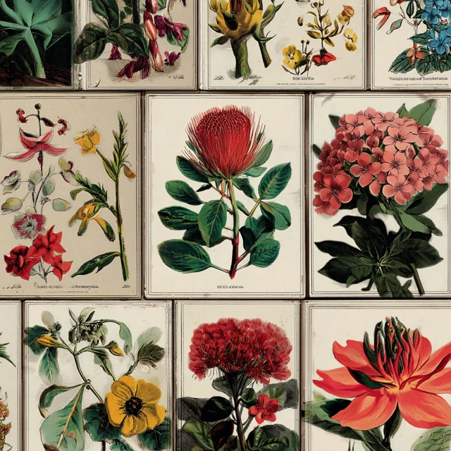 Vintage Botanical Flower Illustrations