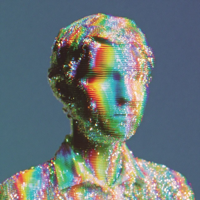 Holographic Portrait Digital Art