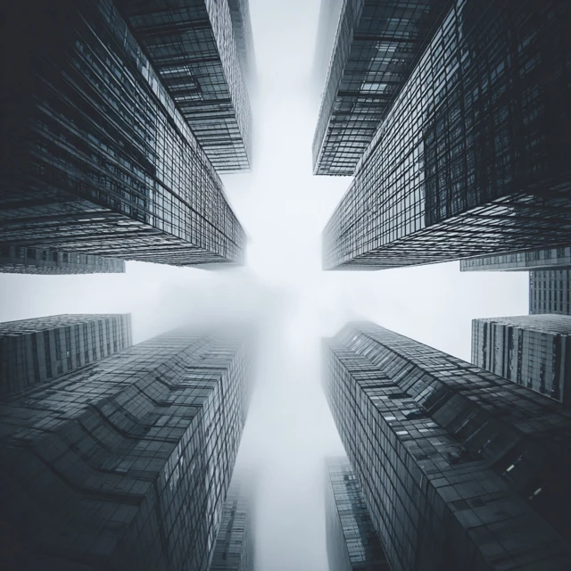 Urban Architecture Skyscrapers Looking Up Photography