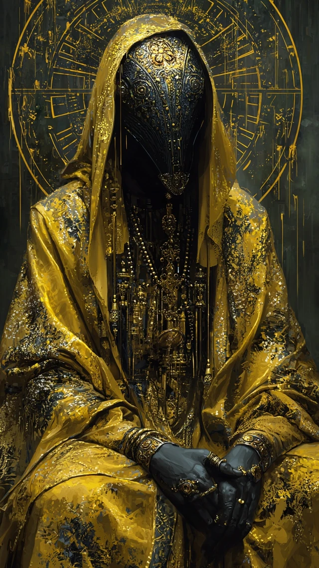 King in Yellow Carcosa Art Horror Mystical