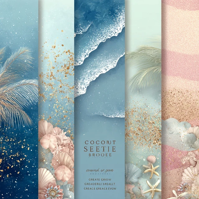 Coconut Grove Beach Holiday Graphic Designs