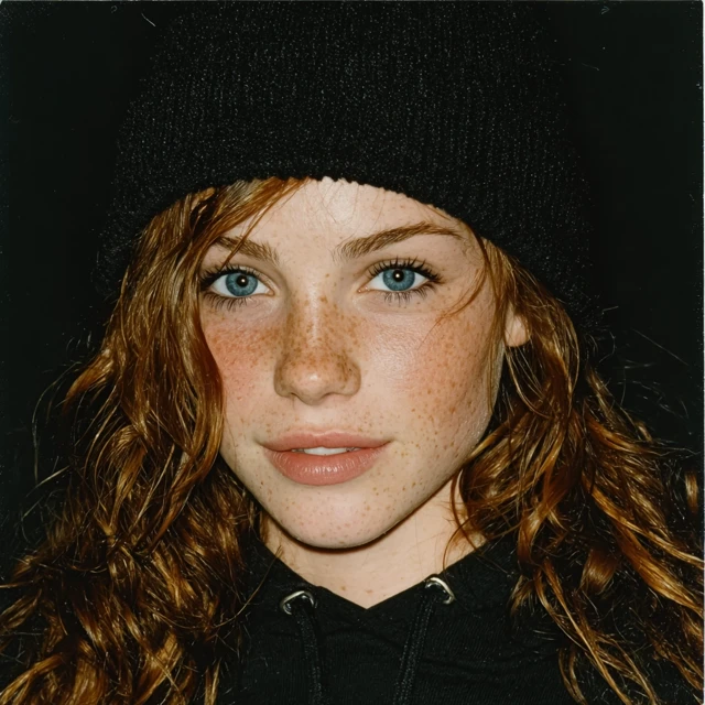 Ginger Haired Teen Yearbook Photo 90s Style