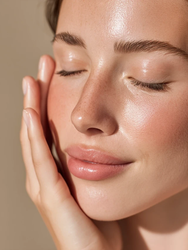 Skincare Routine: Glowing Skin Portrait