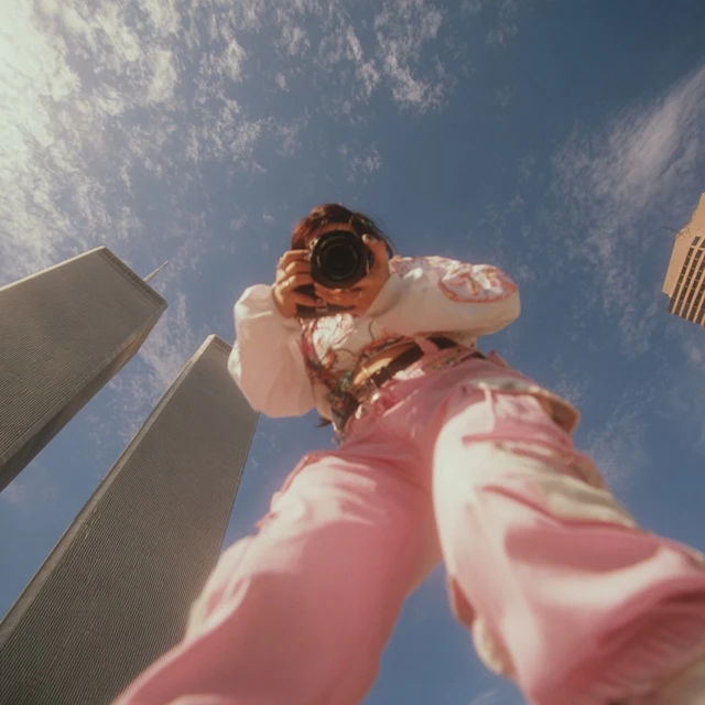 Popstar Music Video Shot in 1990s with Twin Towers