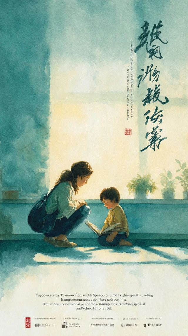 Teacher and Student Education Illustration