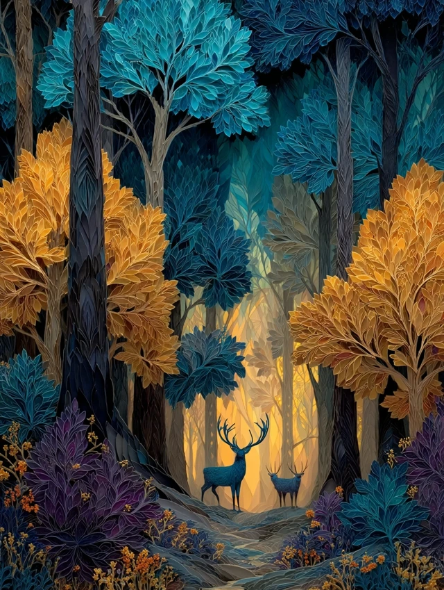 Enchanted Forest: A Magical Scene