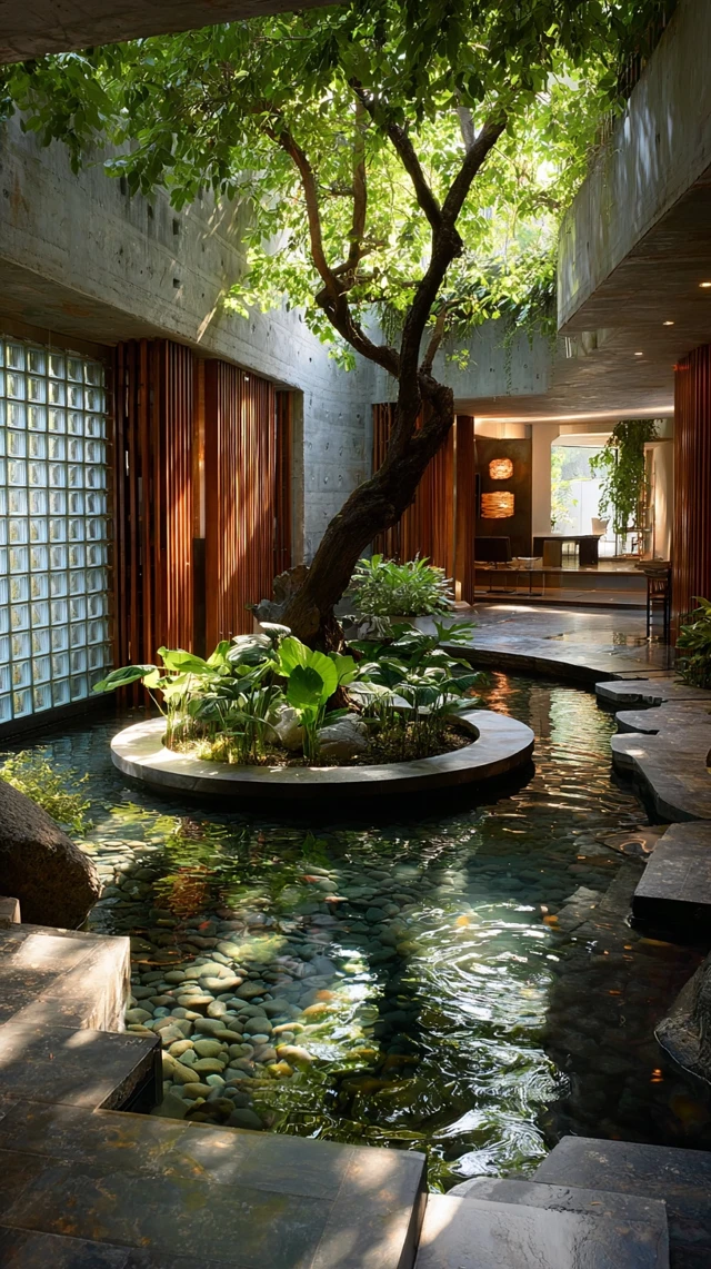 Tropical Courtyard House Minimalist Design