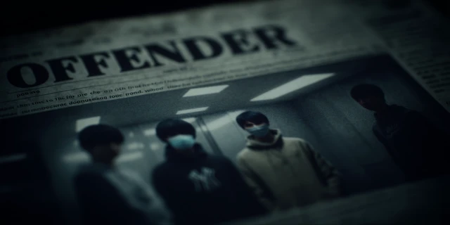 Vintage Newspaper Offender Article Photo