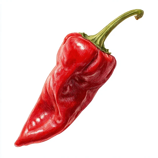 Detailed Hyper Realistic Chilli Pepper Art