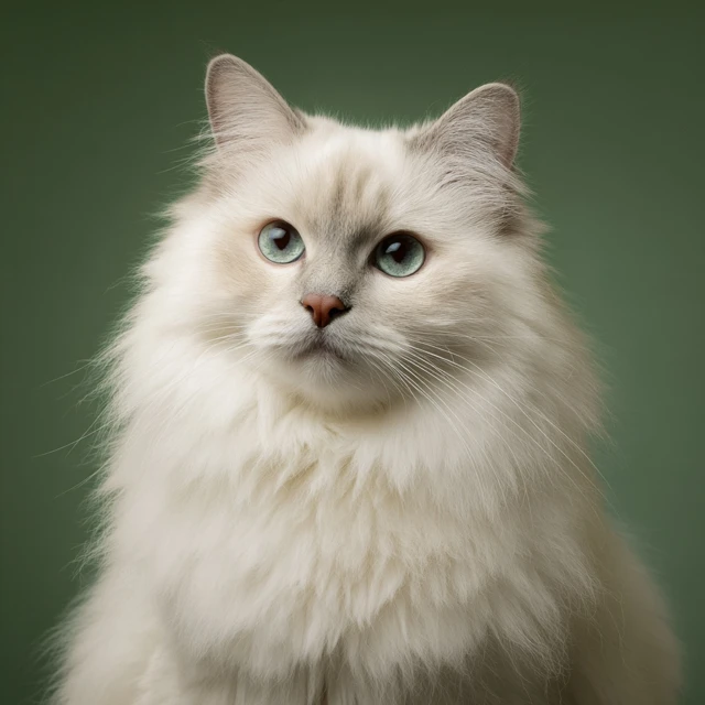 Ragdoll Cat Portrait Stunning Pet Photography