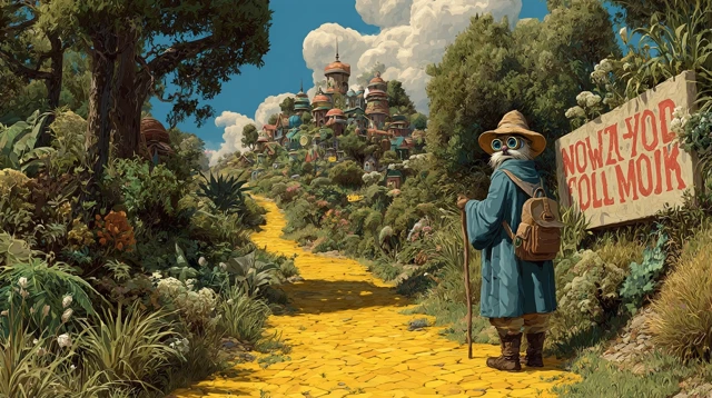 Wizard of Shnoz on the Yellow Yuck Road