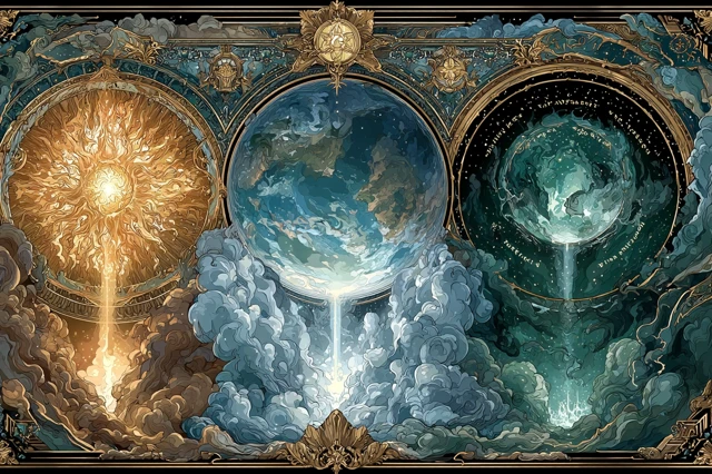 Celestial Fantasy Art Planets Mythology