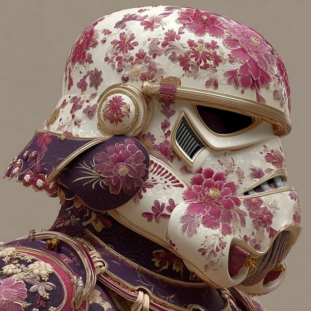Stormtrooper Samurai Art Nouveau Fusion