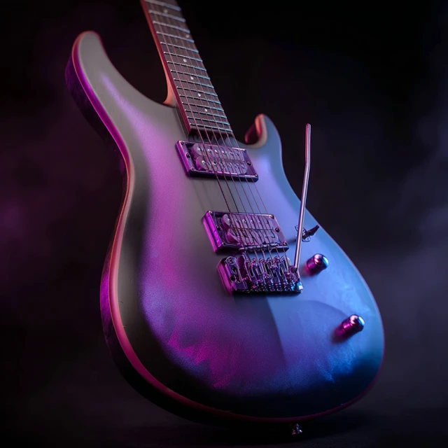 Electric Guitar Futuristic Punk Design