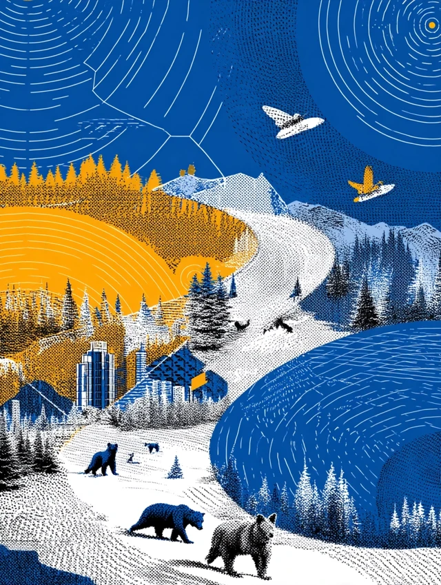 Keystone Species Impact Illustration