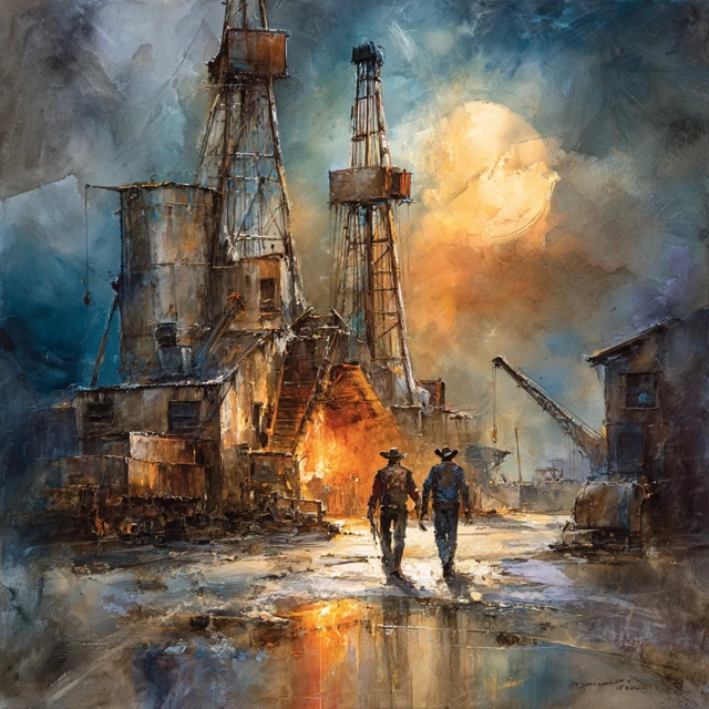 Oilfield Art Grit Beauty and Industry