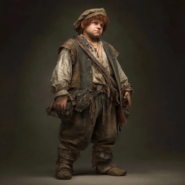 Medieval Rogue Character Illustration