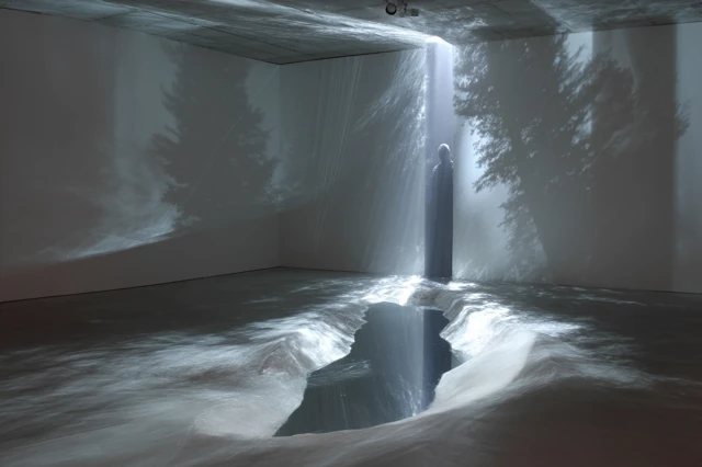 Man Dissolving in Light An Artistic Depiction