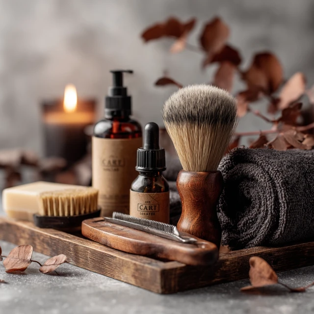 Organic Barber Products Still Life