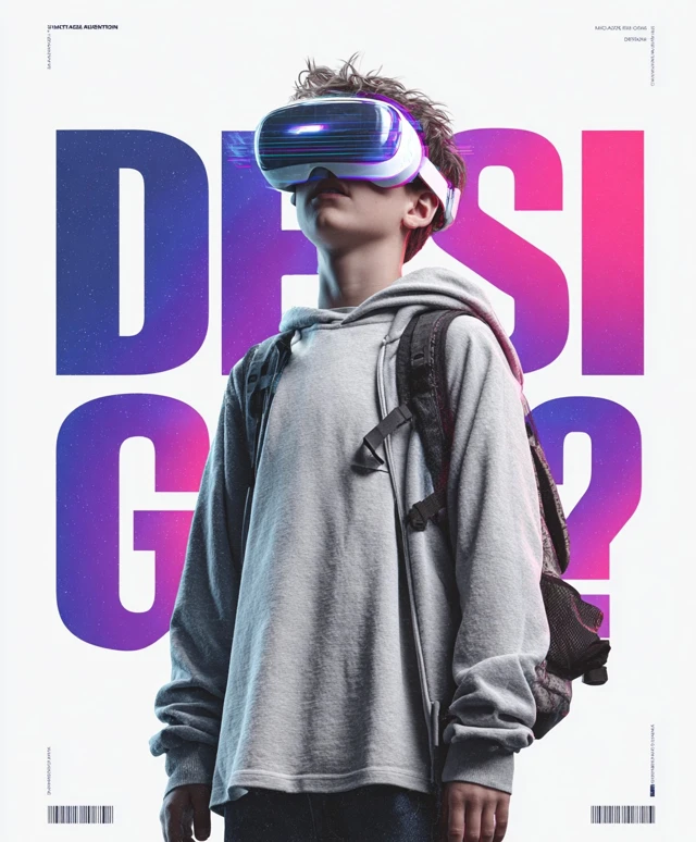 Future Tech Boy VR Design Innovation Advertising