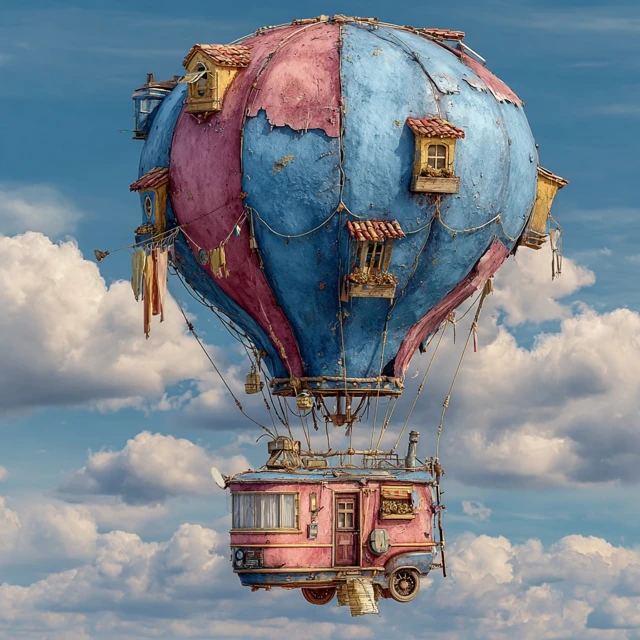 Solar Powered Hot Air Balloon Fantasy Dream