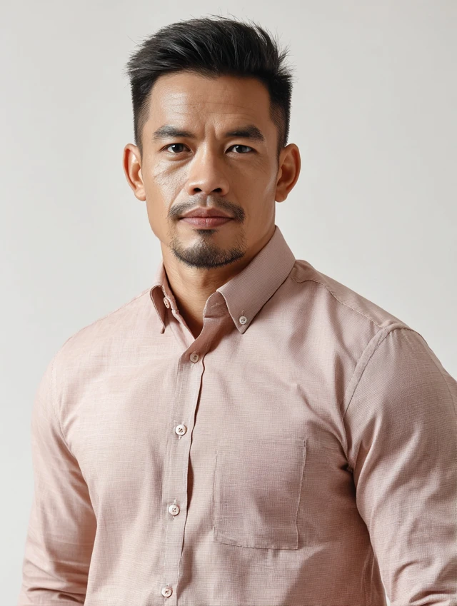 Handsome Filipino Corporate Employee Portrait