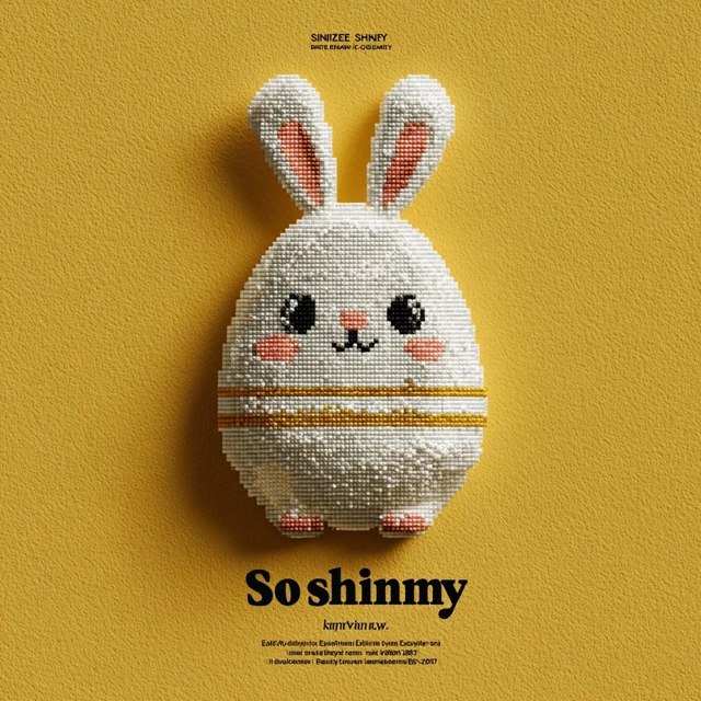 Crochet Easter Bunny Pattern Printable Nursery Art