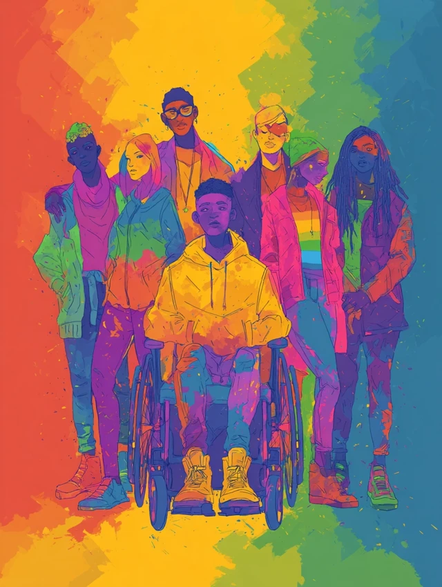 Intersectional Pride Celebration Unity and Empowerment