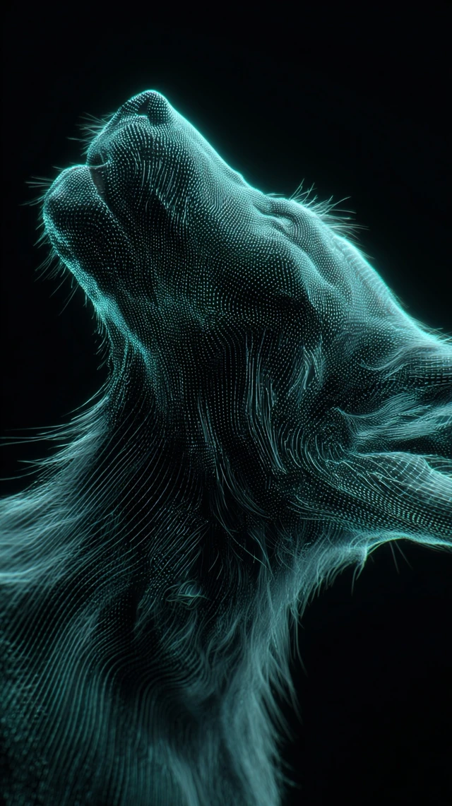 Oscillograph Animal Art by Ash Thorp