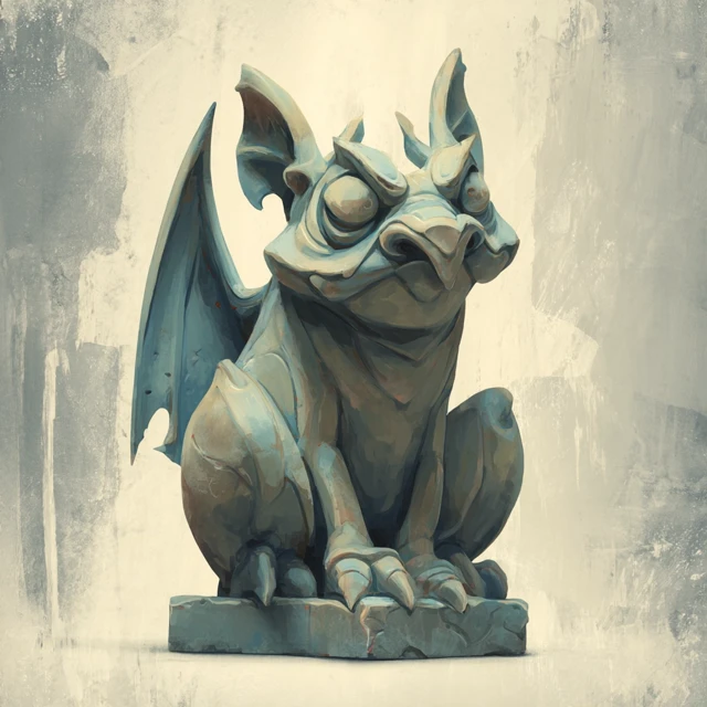 Dungeons and Dragons Gargoyle Art