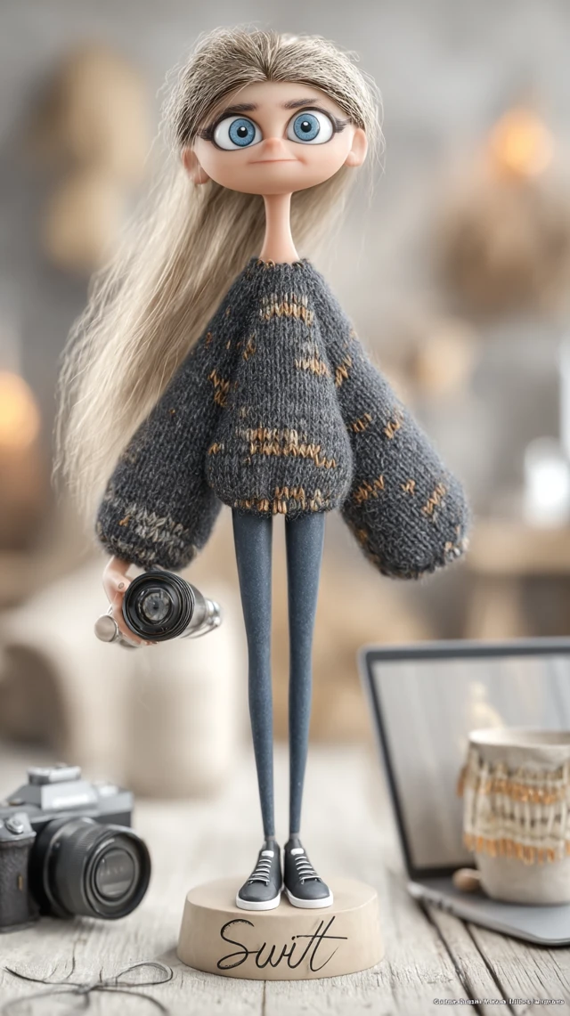 Svitt: 3D Figurine of a Photographer
