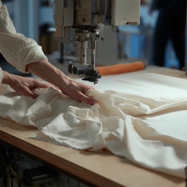 Cotton Fabric Close Up Photography