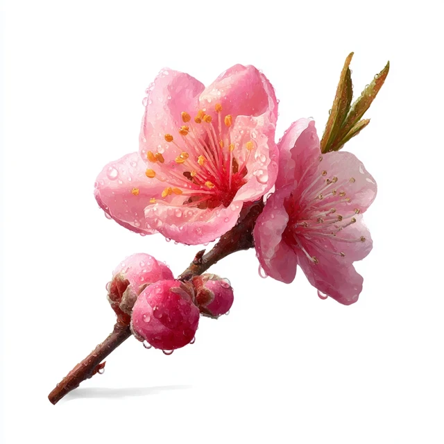 Peach Blossom Beautiful High Definition Realistic