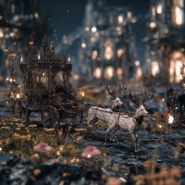 Post Apocalyptic Enchanted Kingdom Fairytale Art