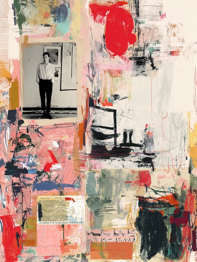 Colorful Collage Art Inspired by Motherwell and Frank