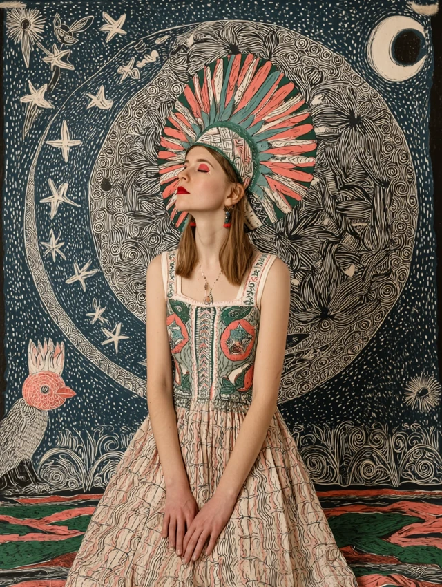 Celestial Moon Goddess Art Divine Feminine