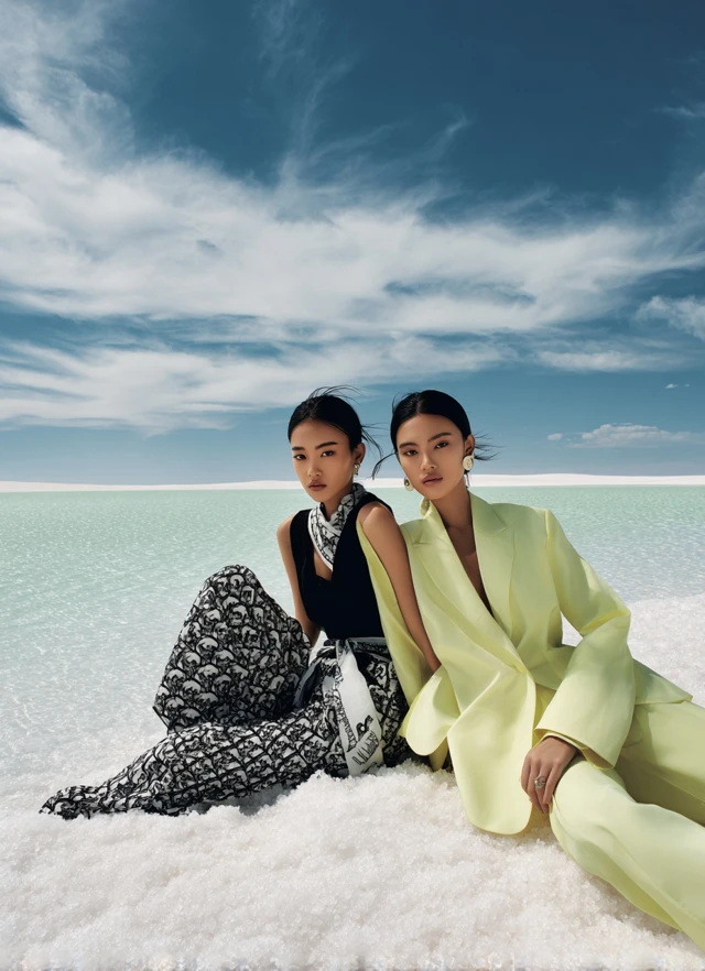 Dior Spring Collection Asian Models Fashion Editorial