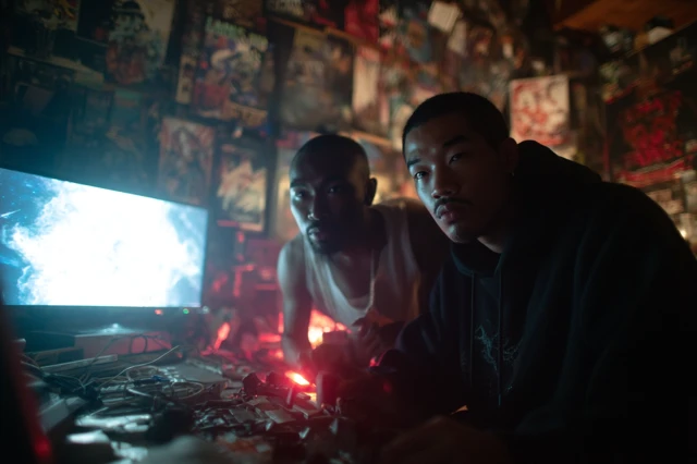 Hackers Open Time Portal: Cinematic Still