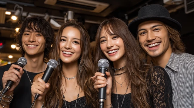 Karaoke Night with Friends in Japan