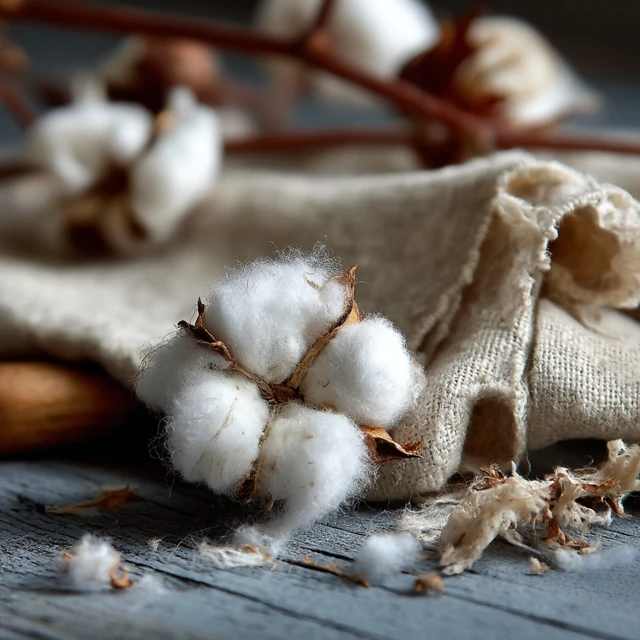Cotton Fabric Close Up Photography
