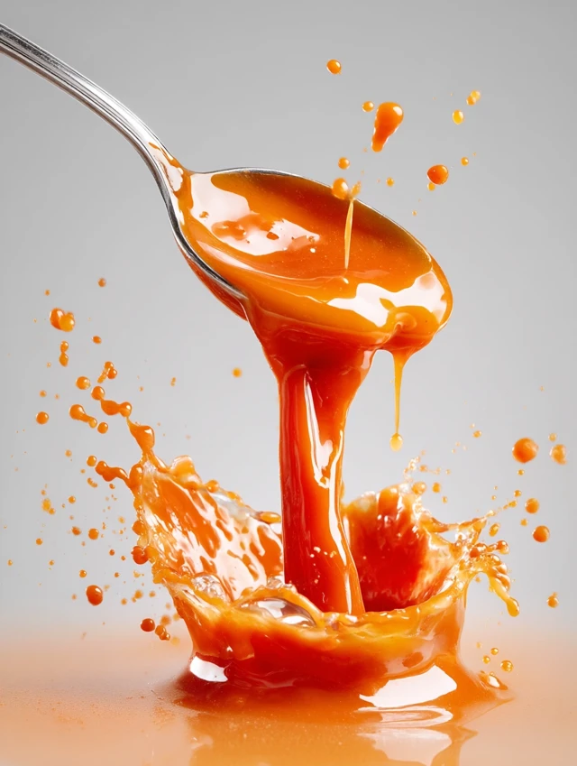 Tomato Soup Splash High Definition Photography