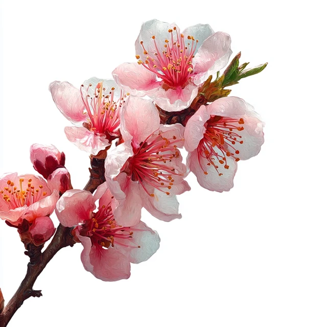 Peach Blossom Beautiful High Definition Realistic