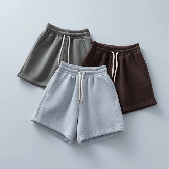 Womens Sportswear Shorts Drawstring Waistband Minimalist