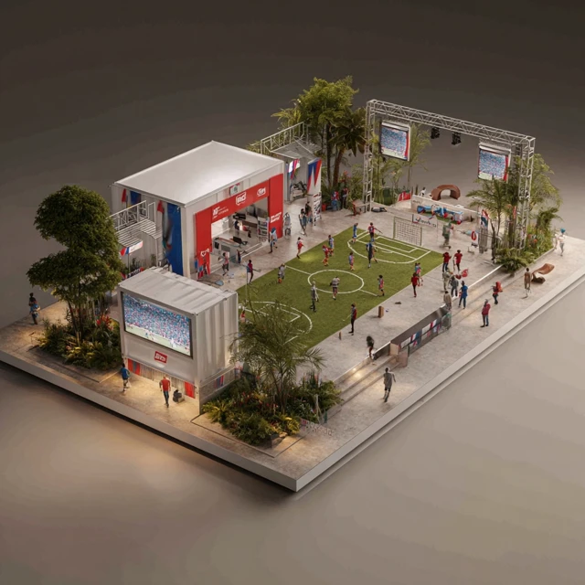 Costa Rica Football Fan Zone World Cup Event
