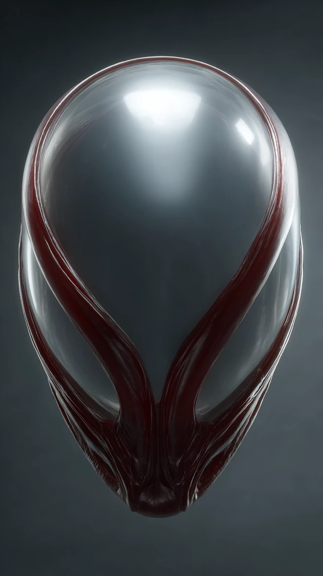 Alien Material on Dark Background