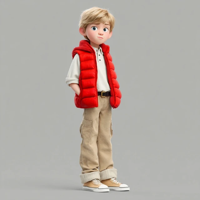 Pixar Style Tween Boy Preppy Outfit