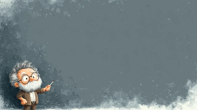 Teacher Cartoon Chalkboard Illustration