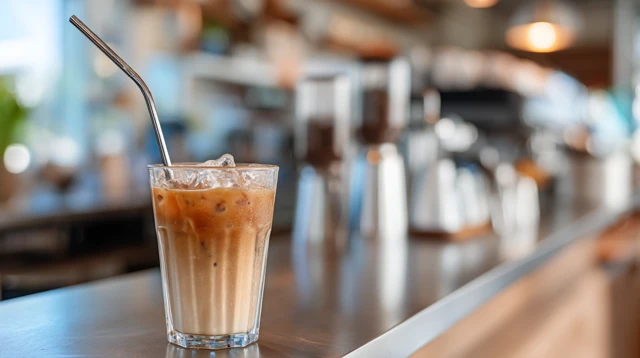 Delicious Iced Coffee Food Photo